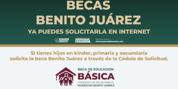 Ya puedes solicitar la Beca Benito Juárez de kinder, primaria y secundaria