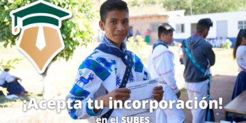 Aviso para aceptados en Jóvenes Escribiendo el futuro 2022-2: acepta tu incorporación en SUBES