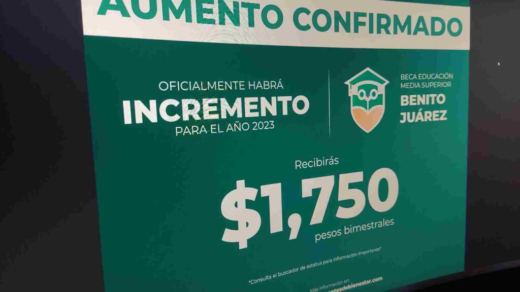 AUMENTO CONFIRMADO de las becas Benito Juárez 2023, publican las reglas de operación