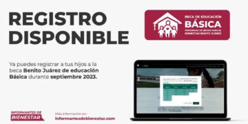 Ya disponible el registro a la beca Benito Juárez de educación básica