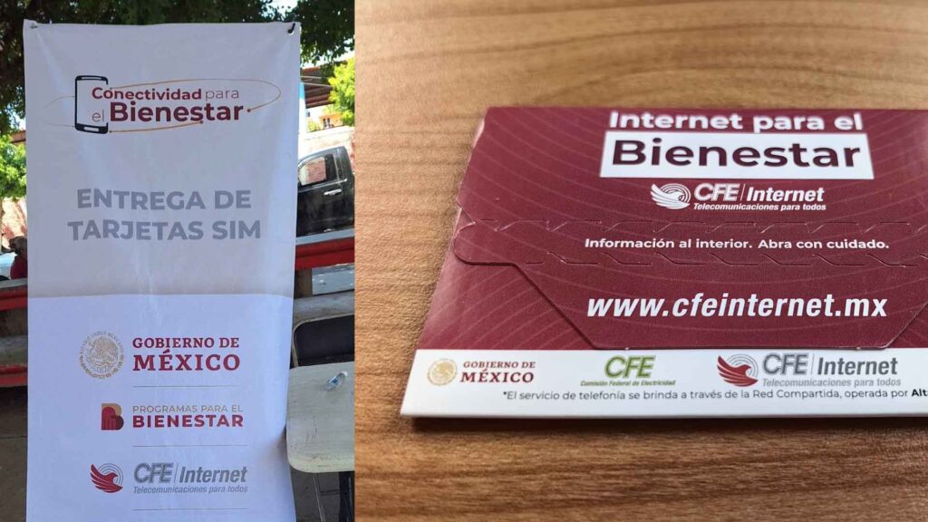 Así puedes obtener el chip bienestar de la CFE con internet gratis por 1 año