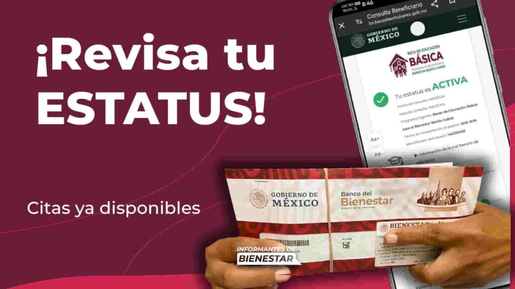 Beca Benito Juárez: ¡Revisa tu ESTATUS! ya puedes consultar fecha y lugar de entrega de tu tarjeta bienestar