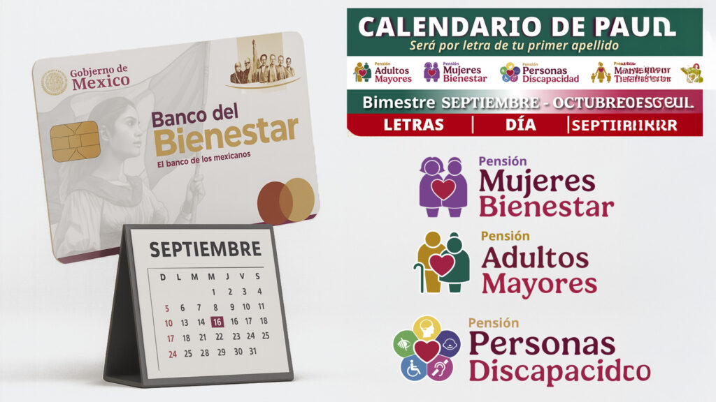 Inician los pagos de la Pensión Bienestar, este es el calendario de pagos del mes de septiembre 2025.