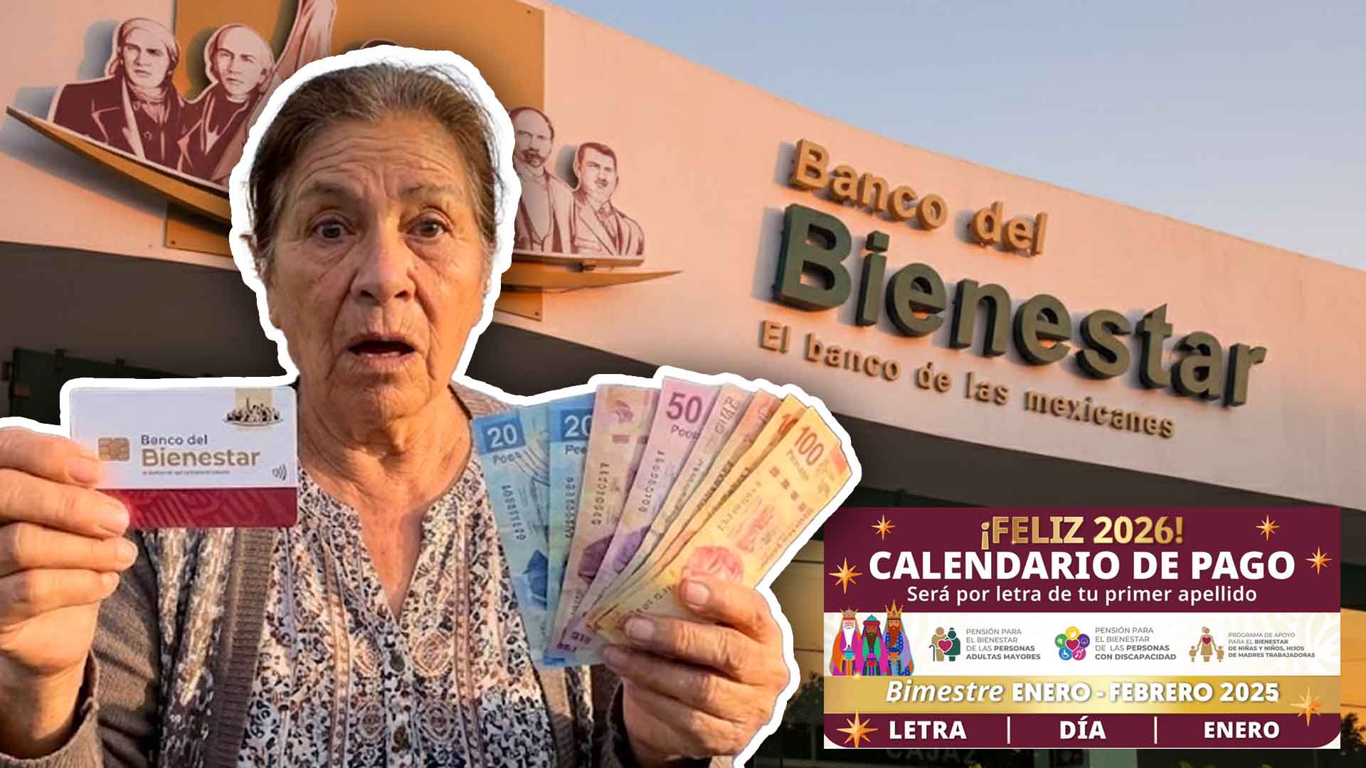Calendario de pago del 12 al 16 de enero: ¿Qué adultos mayores reciben ...