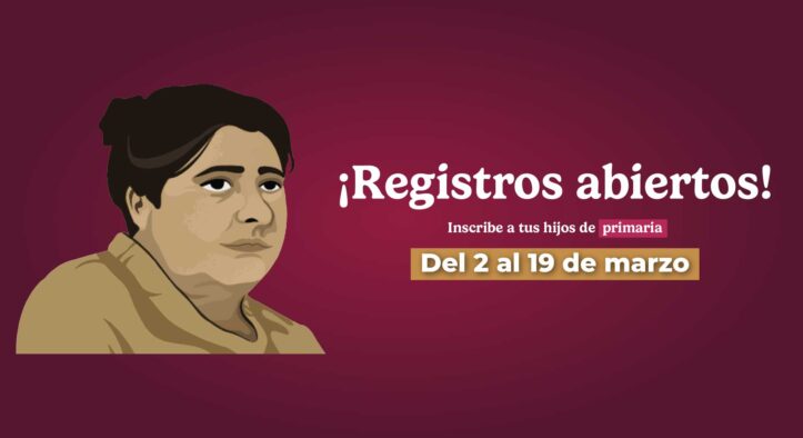 Inician registros de primaria de la beca Rita Cetina, darán 2,500 pesos por hijo